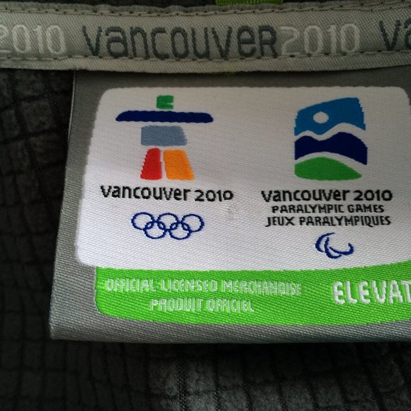 Vancouver 2010 Olympic Games Womens Jacket XL Green Full Zip Licensed Elevate - Picture 5 of 8
